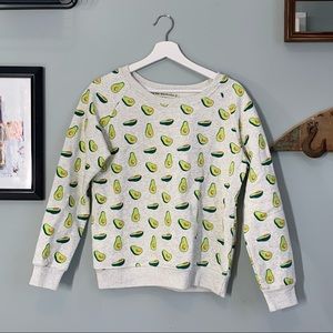 Plush Crew Neck Avocado Sweatshirt!